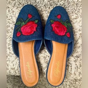 Denim Mule size 7 brand new.